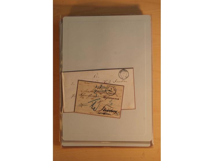 STEMPELSAMMLUNG: Sammlung von über 1200 meist frankierten Briefen sowie rund 350 losen Marke und Briefstücken, dabei viele Fr