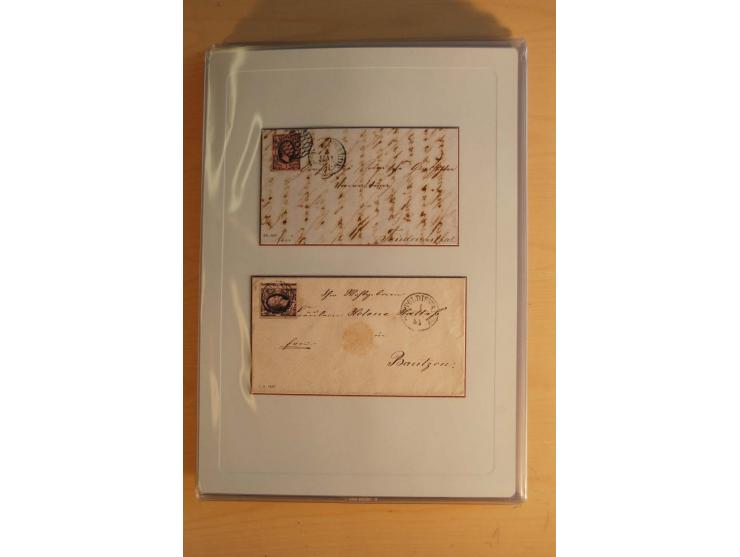 STEMPELSAMMLUNG: Sammlung von über 1200 meist frankierten Briefen sowie rund 350 losen Marke und Briefstücken, dabei viele Fr