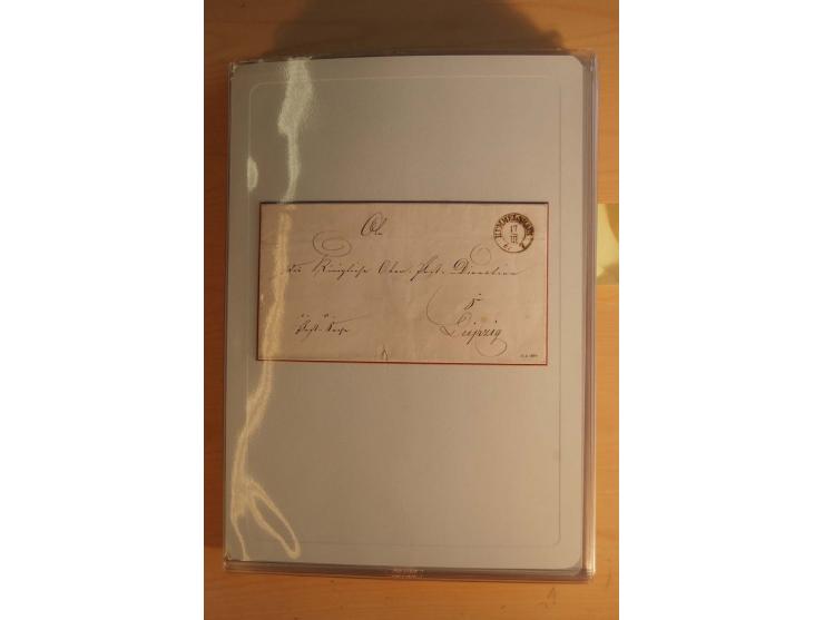 STEMPELSAMMLUNG: Sammlung von über 1200 meist frankierten Briefen sowie rund 350 losen Marke und Briefstücken, dabei viele Fr