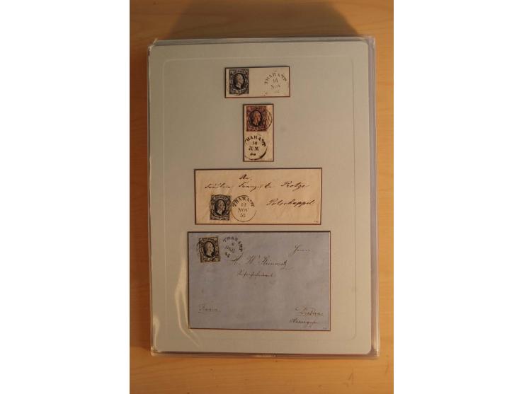 STEMPELSAMMLUNG: Sammlung von über 1200 meist frankierten Briefen sowie rund 350 losen Marke und Briefstücken, dabei viele Fr