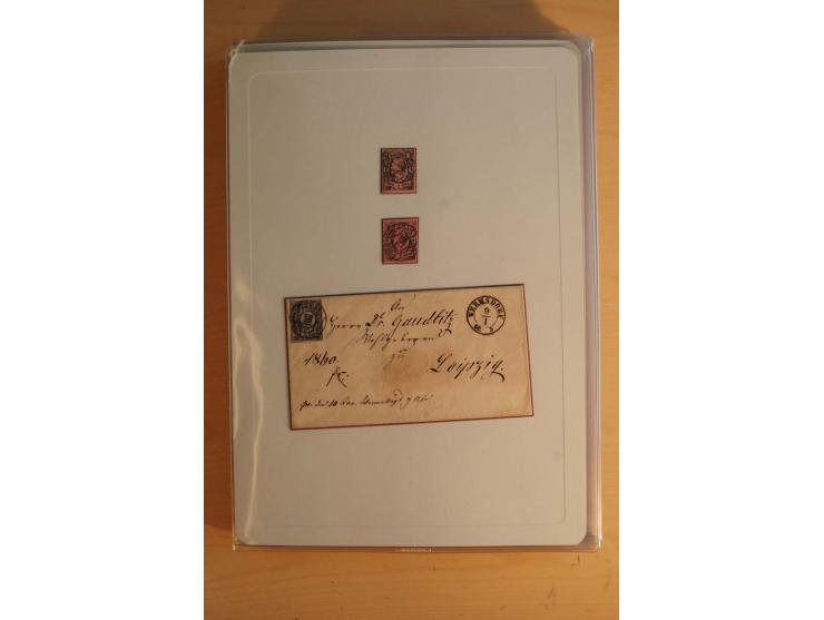 STEMPELSAMMLUNG: Sammlung von über 1200 meist frankierten Briefen sowie rund 350 losen Marke und Briefstücken, dabei viele Fr