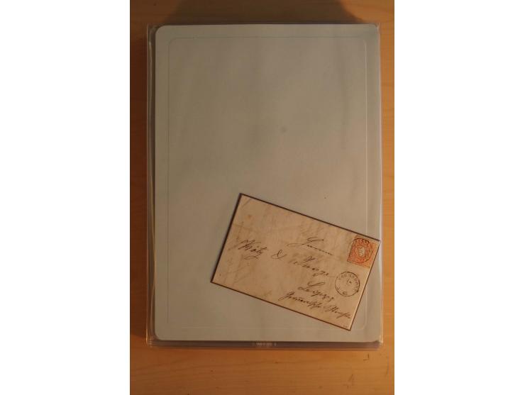 STEMPELSAMMLUNG: Sammlung von über 1200 meist frankierten Briefen sowie rund 350 losen Marke und Briefstücken, dabei viele Fr