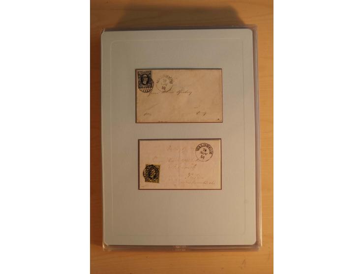 STEMPELSAMMLUNG: Sammlung von über 1200 meist frankierten Briefen sowie rund 350 losen Marke und Briefstücken, dabei viele Fr