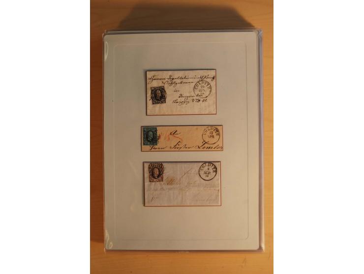 STEMPELSAMMLUNG: Sammlung von über 1200 meist frankierten Briefen sowie rund 350 losen Marke und Briefstücken, dabei viele Fr