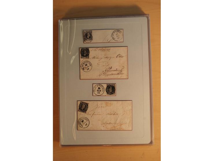 STEMPELSAMMLUNG: Sammlung von über 1200 meist frankierten Briefen sowie rund 350 losen Marke und Briefstücken, dabei viele Fr