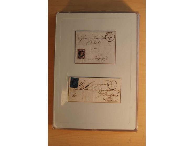 STEMPELSAMMLUNG: Sammlung von über 1200 meist frankierten Briefen sowie rund 350 losen Marke und Briefstücken, dabei viele Fr