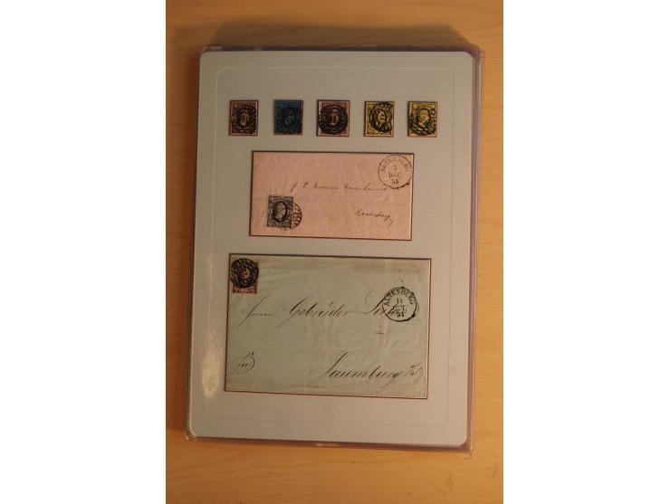 STEMPELSAMMLUNG: Sammlung von über 1200 meist frankierten Briefen sowie rund 350 losen Marke und Briefstücken, dabei viele Fr