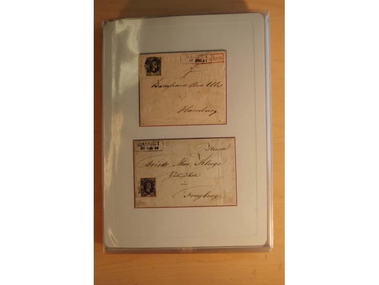 STEMPELSAMMLUNG: Sammlung von über 1200 meist frankierten Briefen sowie rund 350 losen Marke und Briefstücken, dabei viele Fr