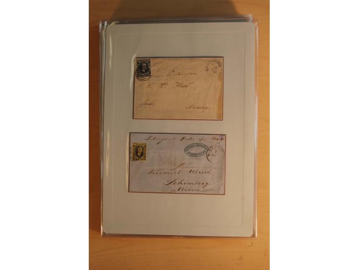 STEMPELSAMMLUNG: Sammlung von über 1200 meist frankierten Briefen sowie rund 350 losen Marke und Briefstücken, dabei viele Fr