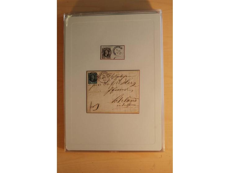STEMPELSAMMLUNG: Sammlung von über 1200 meist frankierten Briefen sowie rund 350 losen Marke und Briefstücken, dabei viele Fr