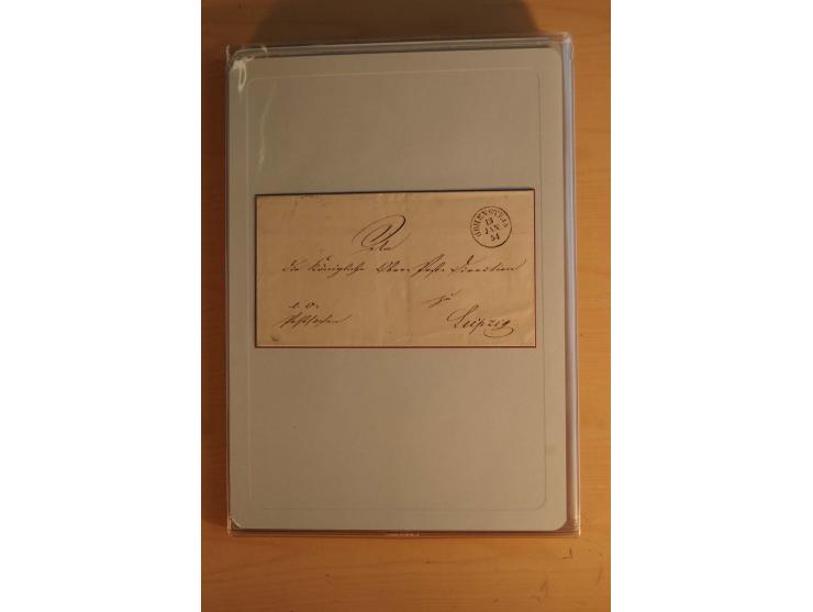STEMPELSAMMLUNG: Sammlung von über 1200 meist frankierten Briefen sowie rund 350 losen Marke und Briefstücken, dabei viele Fr