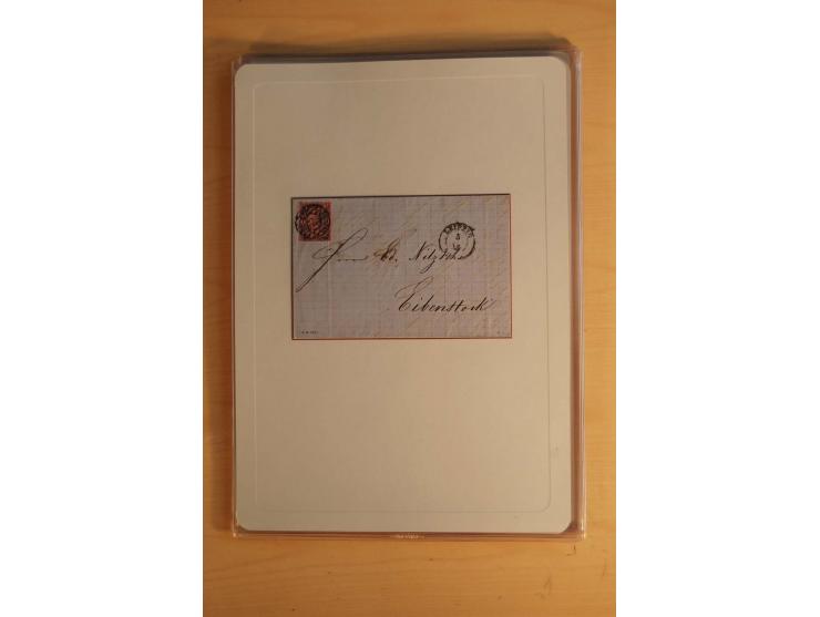 STEMPELSAMMLUNG: Sammlung von über 1200 meist frankierten Briefen sowie rund 350 losen Marke und Briefstücken, dabei viele Fr