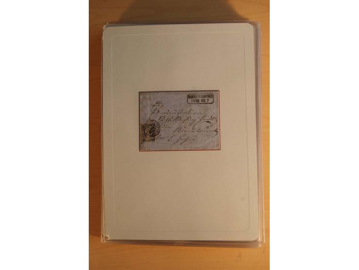 STEMPELSAMMLUNG: Sammlung von über 1200 meist frankierten Briefen sowie rund 350 losen Marke und Briefstücken, dabei viele Fr