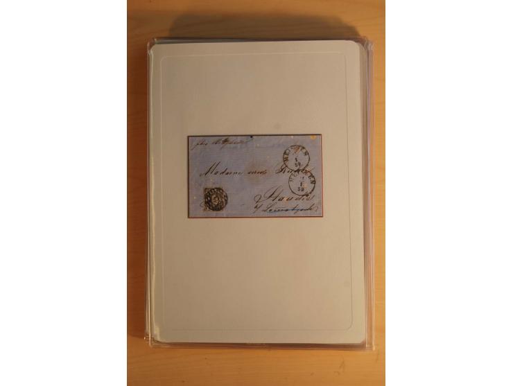 STEMPELSAMMLUNG: Sammlung von über 1200 meist frankierten Briefen sowie rund 350 losen Marke und Briefstücken, dabei viele Fr