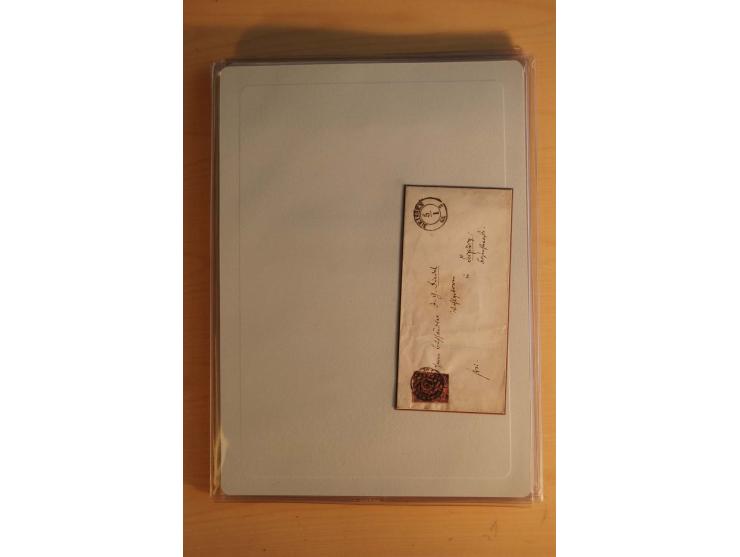 STEMPELSAMMLUNG: Sammlung von über 1200 meist frankierten Briefen sowie rund 350 losen Marke und Briefstücken, dabei viele Fr