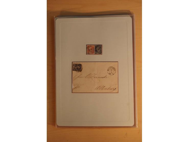 STEMPELSAMMLUNG: Sammlung von über 1200 meist frankierten Briefen sowie rund 350 losen Marke und Briefstücken, dabei viele Fr