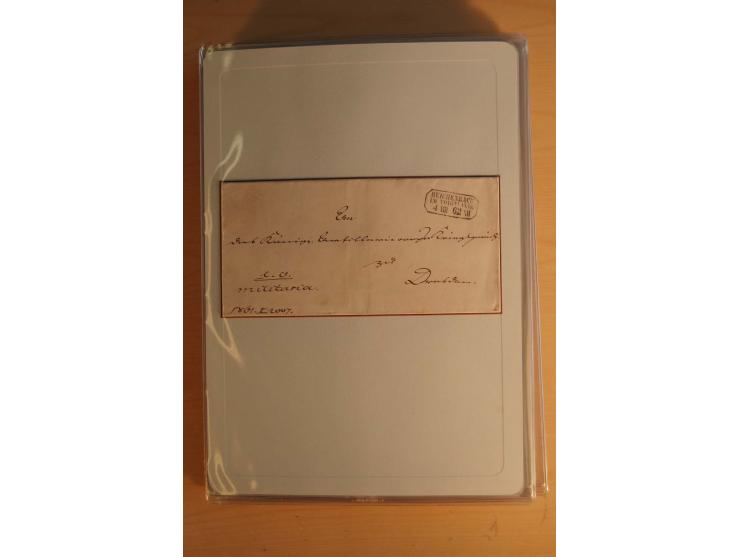 STEMPELSAMMLUNG: Sammlung von über 1200 meist frankierten Briefen sowie rund 350 losen Marke und Briefstücken, dabei viele Fr