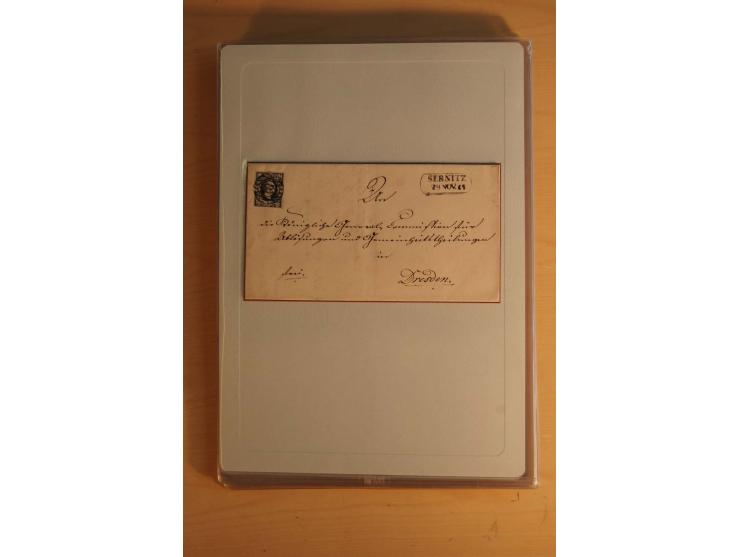STEMPELSAMMLUNG: Sammlung von über 1200 meist frankierten Briefen sowie rund 350 losen Marke und Briefstücken, dabei viele Fr