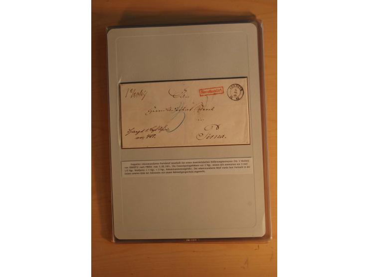 STEMPELSAMMLUNG: Sammlung von über 1200 meist frankierten Briefen sowie rund 350 losen Marke und Briefstücken, dabei viele Fr