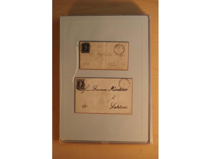 STEMPELSAMMLUNG: Sammlung von über 1200 meist frankierten Briefen sowie rund 350 losen Marke und Briefstücken, dabei viele Fr