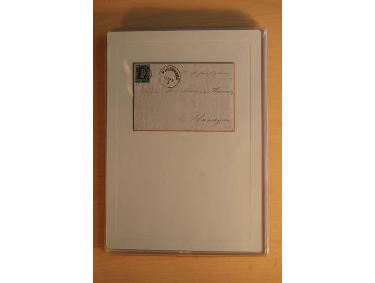 STEMPELSAMMLUNG: Sammlung von über 1200 meist frankierten Briefen sowie rund 350 losen Marke und Briefstücken, dabei viele Fr