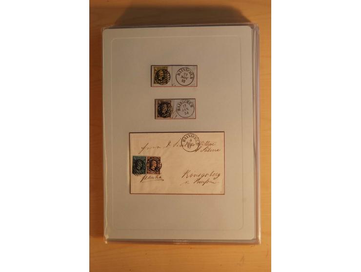 STEMPELSAMMLUNG: Sammlung von über 1200 meist frankierten Briefen sowie rund 350 losen Marke und Briefstücken, dabei viele Fr