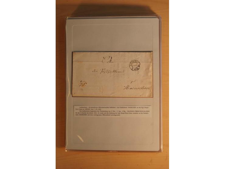 STEMPELSAMMLUNG: Sammlung von über 1200 meist frankierten Briefen sowie rund 350 losen Marke und Briefstücken, dabei viele Fr