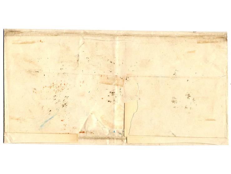 GROSSBRITANNIEN: Wappen 5 Neugroschen graublau, 2 Einzelwerte zusammen mit 2 Neugroschen blau mit Ra3 "LEIPZIG DRESD:BAHNH. 2