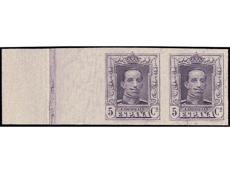 ditto, horizontal pair from the left sheet margin, unhinged mint