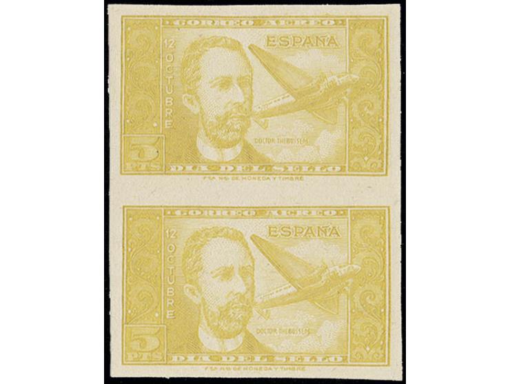 ditto, in imperforated vertical pair, unhinged mint, fine (Edifil-no. 983cc)
