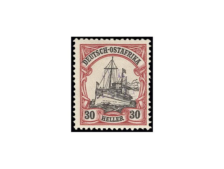 30 h. black/carmine, unused, very fine, certificate BPA