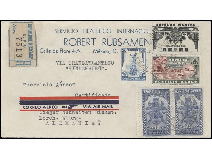 Mexiko-Post, R-Brief, Kabinett
