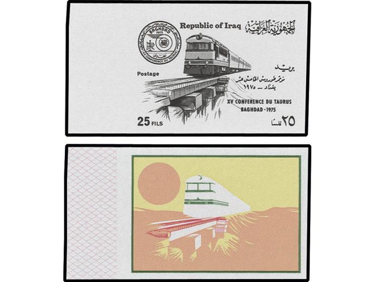 1975, Taurusbahn-Konferenz 25-50 F., insgesamt 28 'progressive plate proofs'