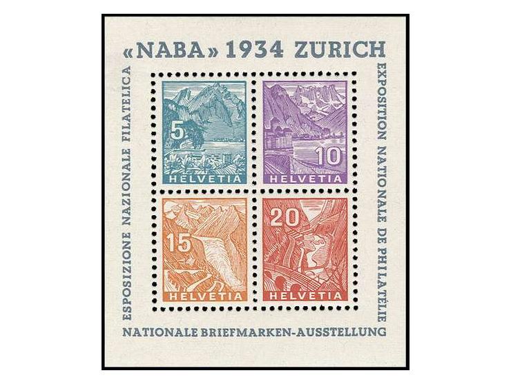 1934, NABA-Block, ungebraucht