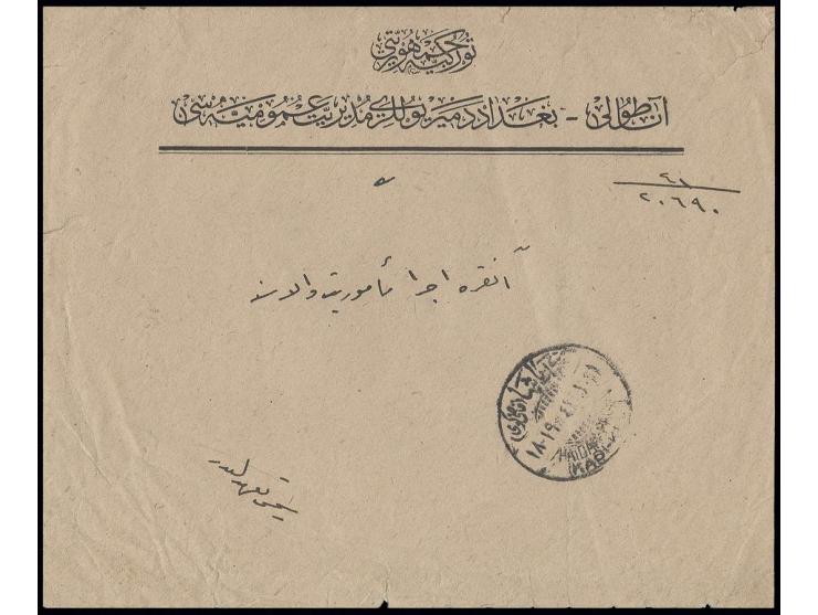 1900 (ca.), Umschlag der 'Anatolian Railway' nach Harlep