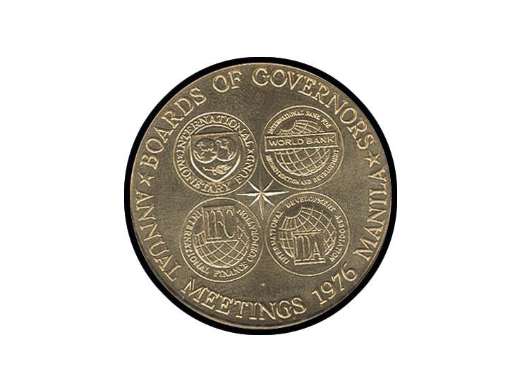 PHILIPPINEN: 1976, 1500 Peso Gold