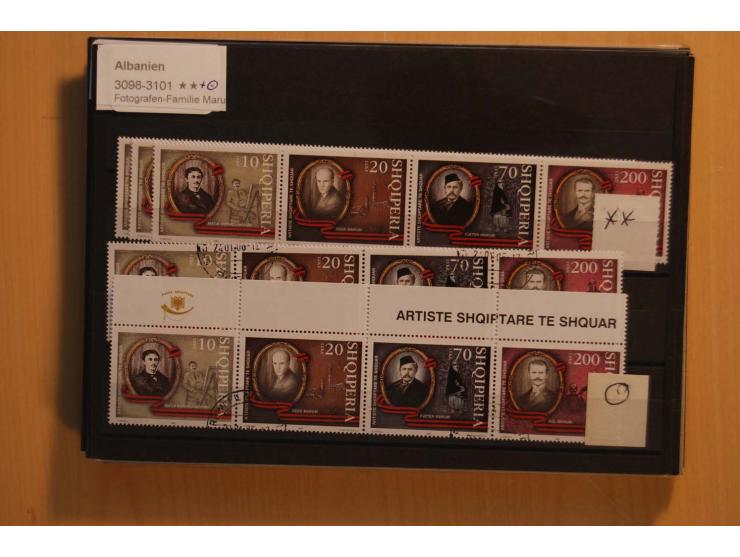 191972009, postfrischer (etwas ungebrauchte) und gestempelter umfangreicher Bestand mit einer Vielzahl besserer Sätze und Blo