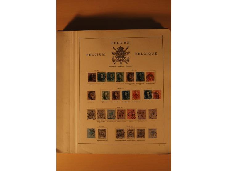 1849/1955, ungebrauchte und gestempelte Sammlung mit guten Werten, Sätzen und Blocks, dazu Belgisch Kongo, Ruanda und Urundi,