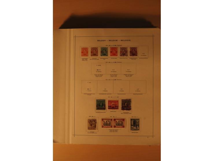 1849/1955, ungebrauchte und gestempelte Sammlung mit guten Werten, Sätzen und Blocks, dazu Belgisch Kongo, Ruanda und Urundi,