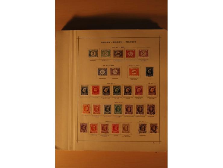 1849/1955, ungebrauchte und gestempelte Sammlung mit guten Werten, Sätzen und Blocks, dazu Belgisch Kongo, Ruanda und Urundi,