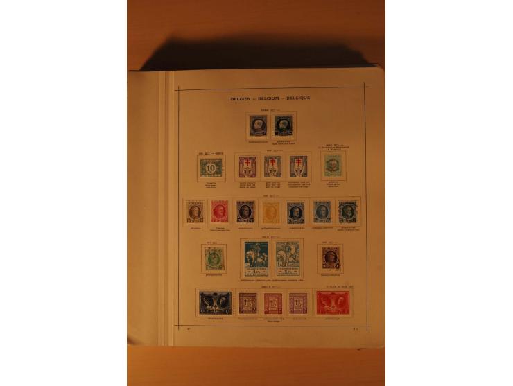 1849/1955, ungebrauchte und gestempelte Sammlung mit guten Werten, Sätzen und Blocks, dazu Belgisch Kongo, Ruanda und Urundi,