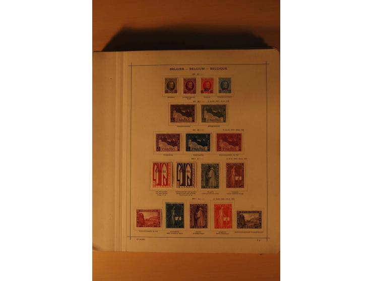 1849/1955, ungebrauchte und gestempelte Sammlung mit guten Werten, Sätzen und Blocks, dazu Belgisch Kongo, Ruanda und Urundi,