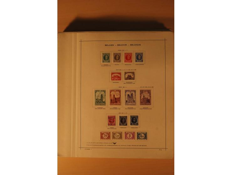 1849/1955, ungebrauchte und gestempelte Sammlung mit guten Werten, Sätzen und Blocks, dazu Belgisch Kongo, Ruanda und Urundi,