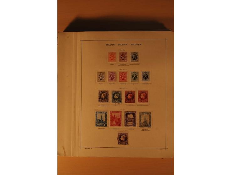 1849/1955, ungebrauchte und gestempelte Sammlung mit guten Werten, Sätzen und Blocks, dazu Belgisch Kongo, Ruanda und Urundi,