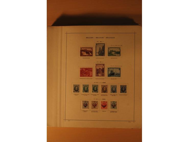 1849/1955, ungebrauchte und gestempelte Sammlung mit guten Werten, Sätzen und Blocks, dazu Belgisch Kongo, Ruanda und Urundi,
