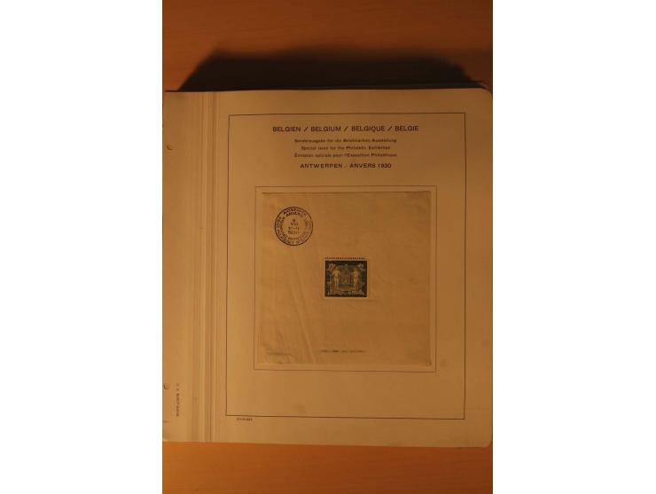 1849/1955, ungebrauchte und gestempelte Sammlung mit guten Werten, Sätzen und Blocks, dazu Belgisch Kongo, Ruanda und Urundi,