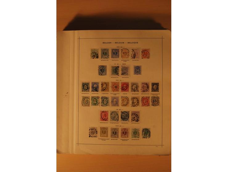 1849/1955, ungebrauchte und gestempelte Sammlung mit guten Werten, Sätzen und Blocks, dazu Belgisch Kongo, Ruanda und Urundi,