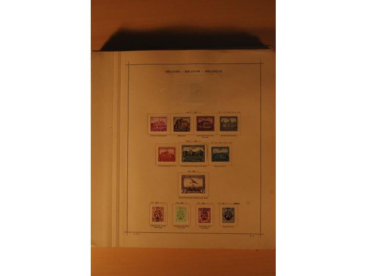 1849/1955, ungebrauchte und gestempelte Sammlung mit guten Werten, Sätzen und Blocks, dazu Belgisch Kongo, Ruanda und Urundi,
