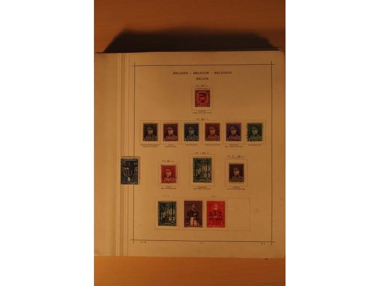 1849/1955, ungebrauchte und gestempelte Sammlung mit guten Werten, Sätzen und Blocks, dazu Belgisch Kongo, Ruanda und Urundi,
