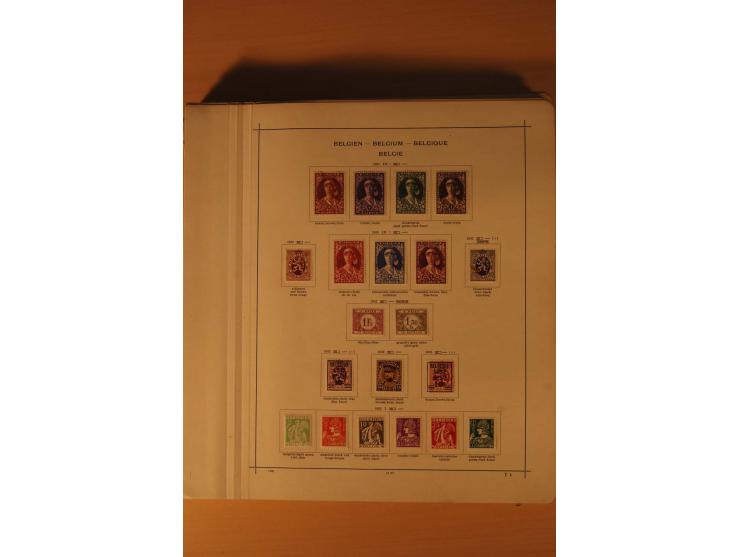 1849/1955, ungebrauchte und gestempelte Sammlung mit guten Werten, Sätzen und Blocks, dazu Belgisch Kongo, Ruanda und Urundi,
